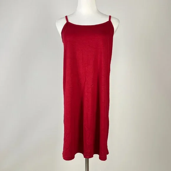 NWOT Johnny Was Ramie Embroidery Ruffles Red Luciana Tie Front Sleeve Dress XL